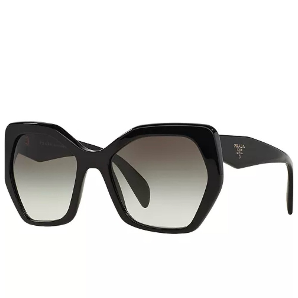 Prada Geometric Black Sunglasses